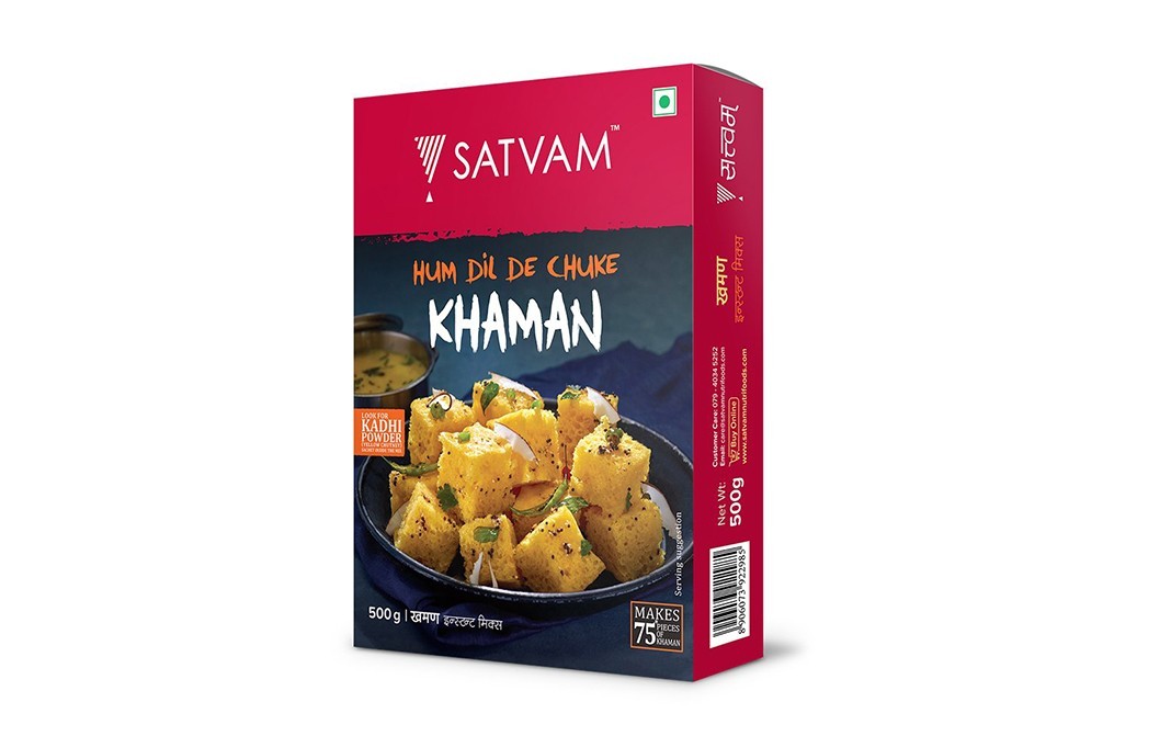 Satvam Khaman Instant Mix    Box  500 grams